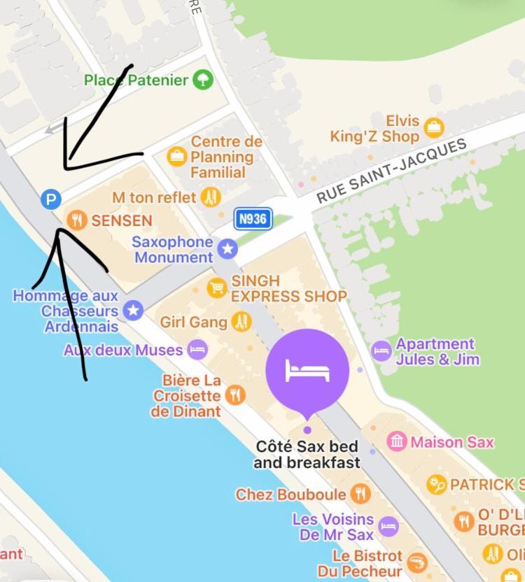 دينانت Cote Sax Bed And Breakfast المظهر الخارجي الصورة